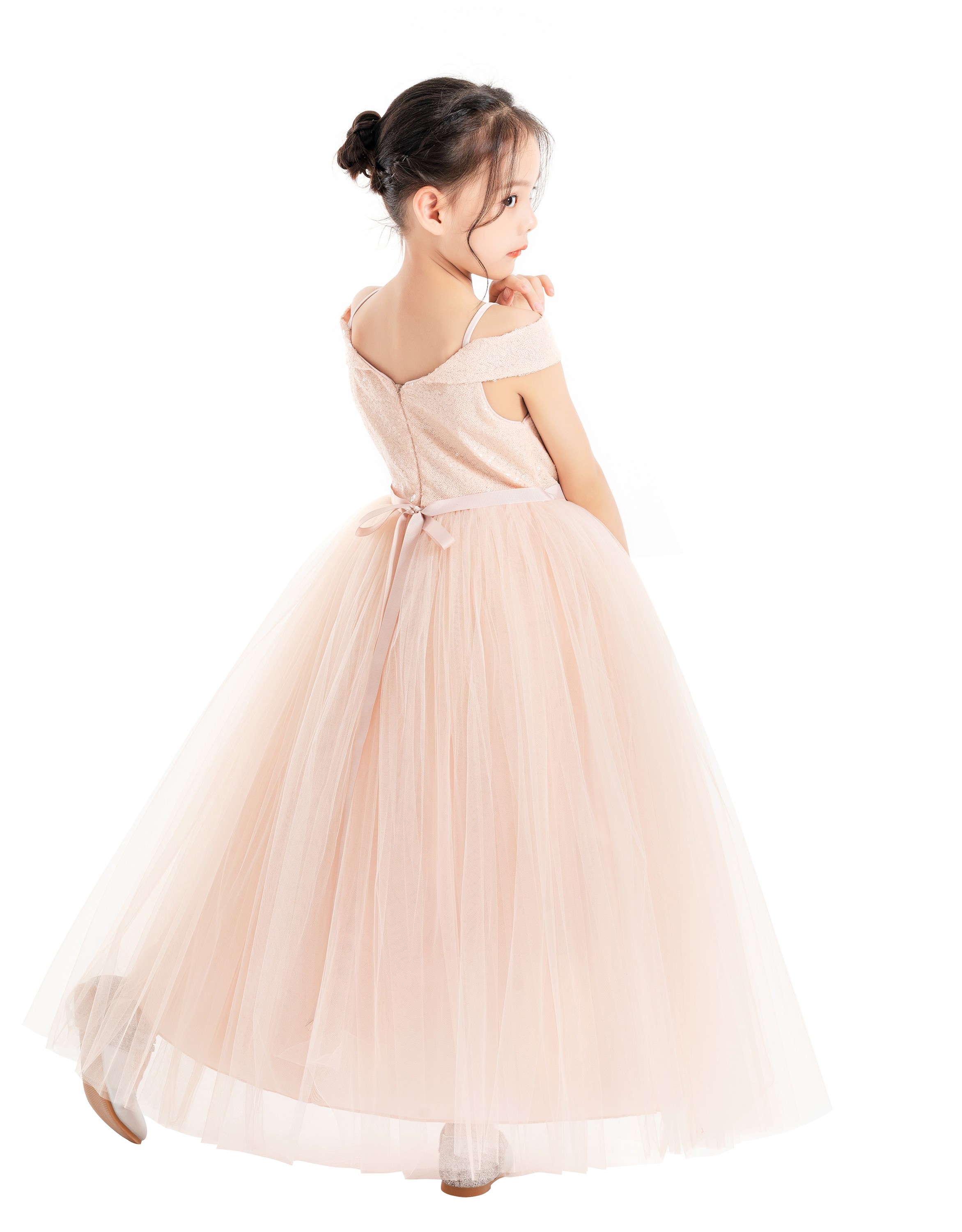 Blush Pink Off The Shoulder Dress Off Shoulder Sequin Dress 322