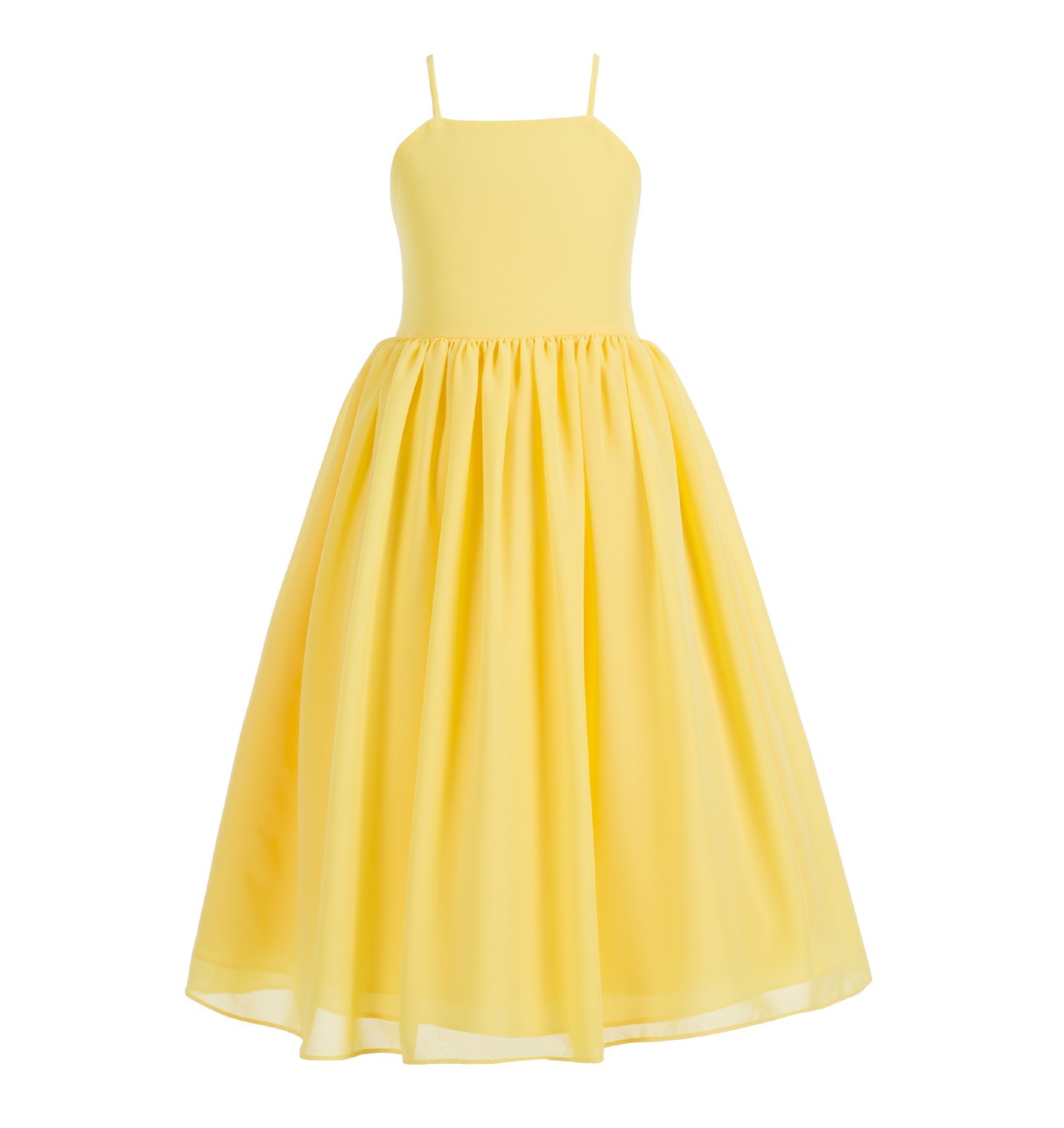 Sunbeam Criss Cross Chiffon Flower Girl Dress Summer Dress 191