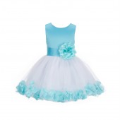Tiffany Rose Petals Tulle Flower Girl Dress Formal Wear 305NS
