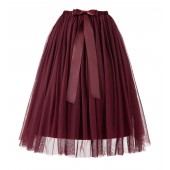 Cabernet Flower Girls Tulle Skirt Tutu Skirt Tulle Maxi Skirts
