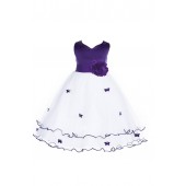 Cadbury Regency Satin Tulle Butterflies Flower Girl Dress Occasions 801T
