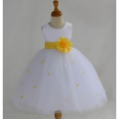 Sunbeam Rosebuds Satin Tulle Flower Girl Dress Special Occasions 815S